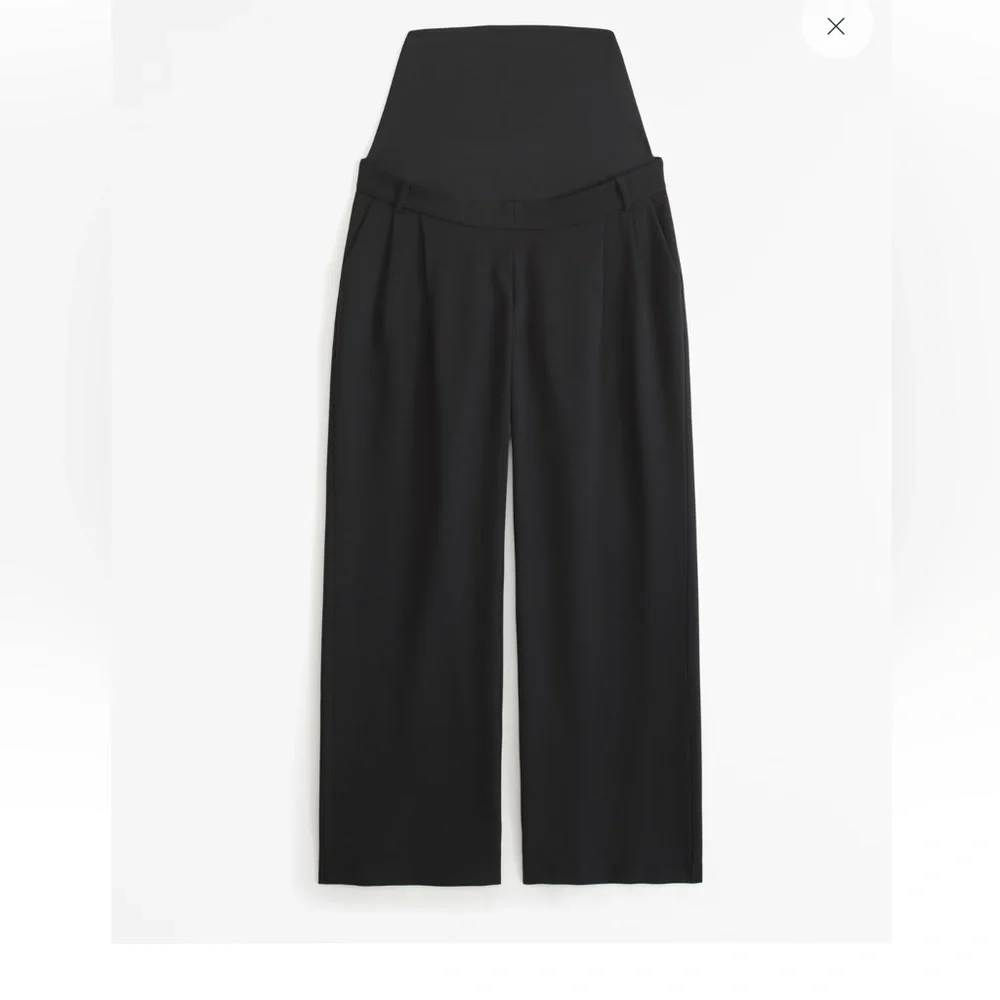 NWT Black A&F Maternity Sloan Pant - Picture 1 of 6